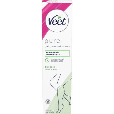 Veet Pure Hair Removal Cream Dry Skin Body & Legs