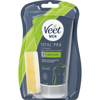 Veet Men Total Pro In-Shower Hair Removal Cream for Normal Skin