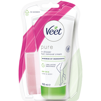 Veet Pure In-Shower Hair Removal Cream Legs & Body